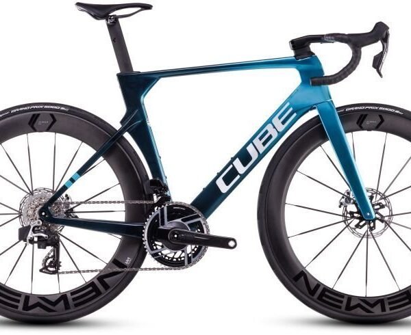 Cube Litening AERO C:68X SLX chromeblue´n´liquidblue
