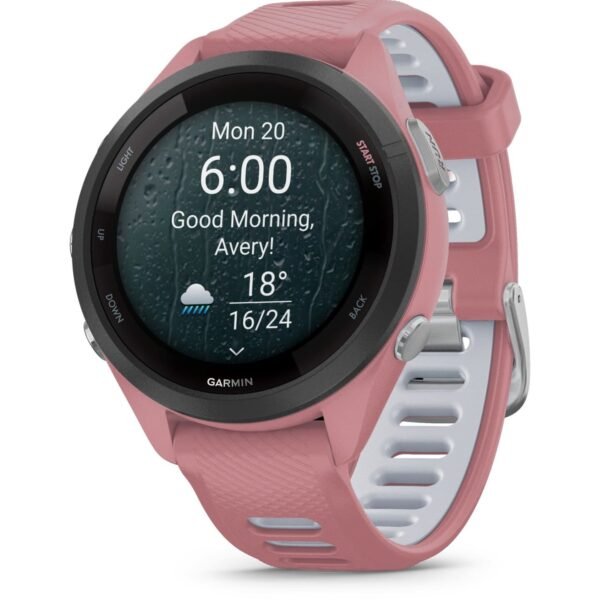 Garmin Forerunner 265S GPS Laufuhr - steinweiß/mintgrün