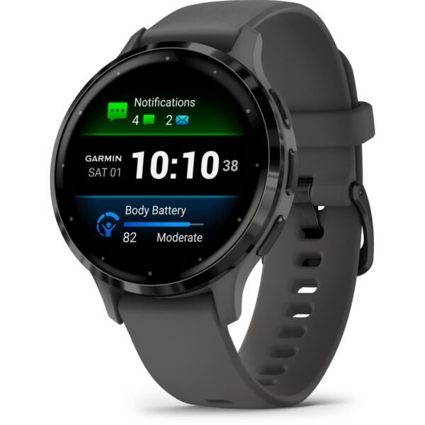 Garmin Venu 3S GPS Smartwatch - kieselgrau/schiefergrau